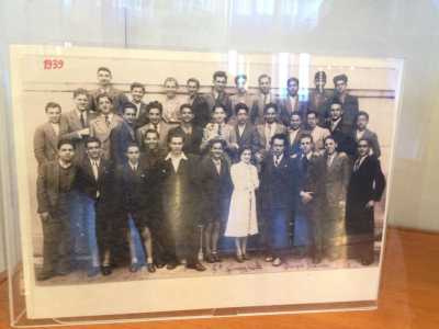 Una foto di classe del liceo Flacco risalente al 1939